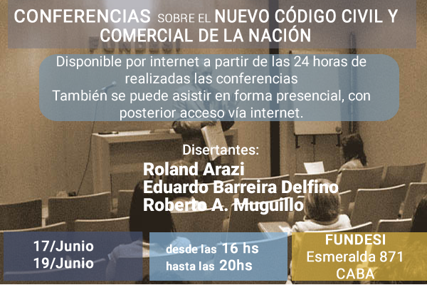 Conferencias el 17-jun y 19-jun 